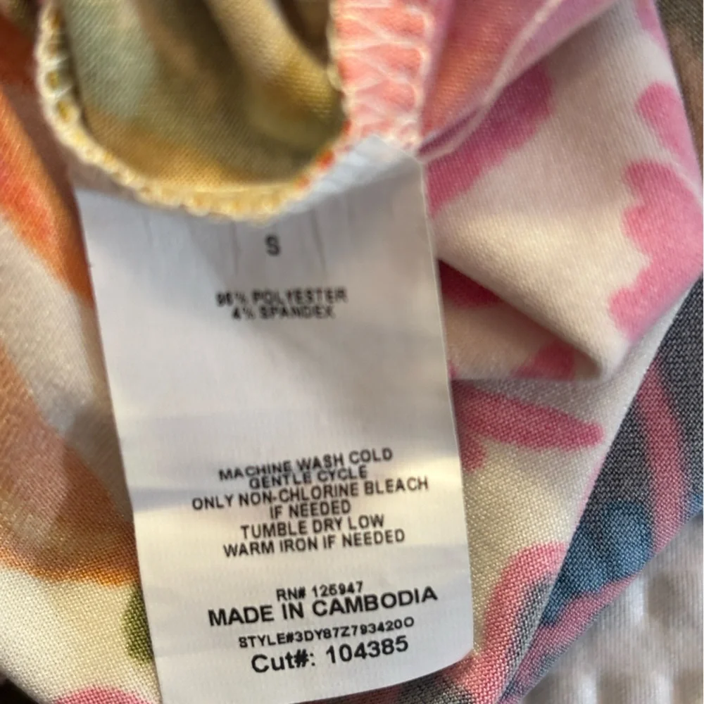 Ava & Grace Multicolor Floral Dress Women’s Small New - Picture 6 of 6